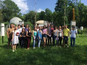 Екскурсія на метеорологічний майданчик